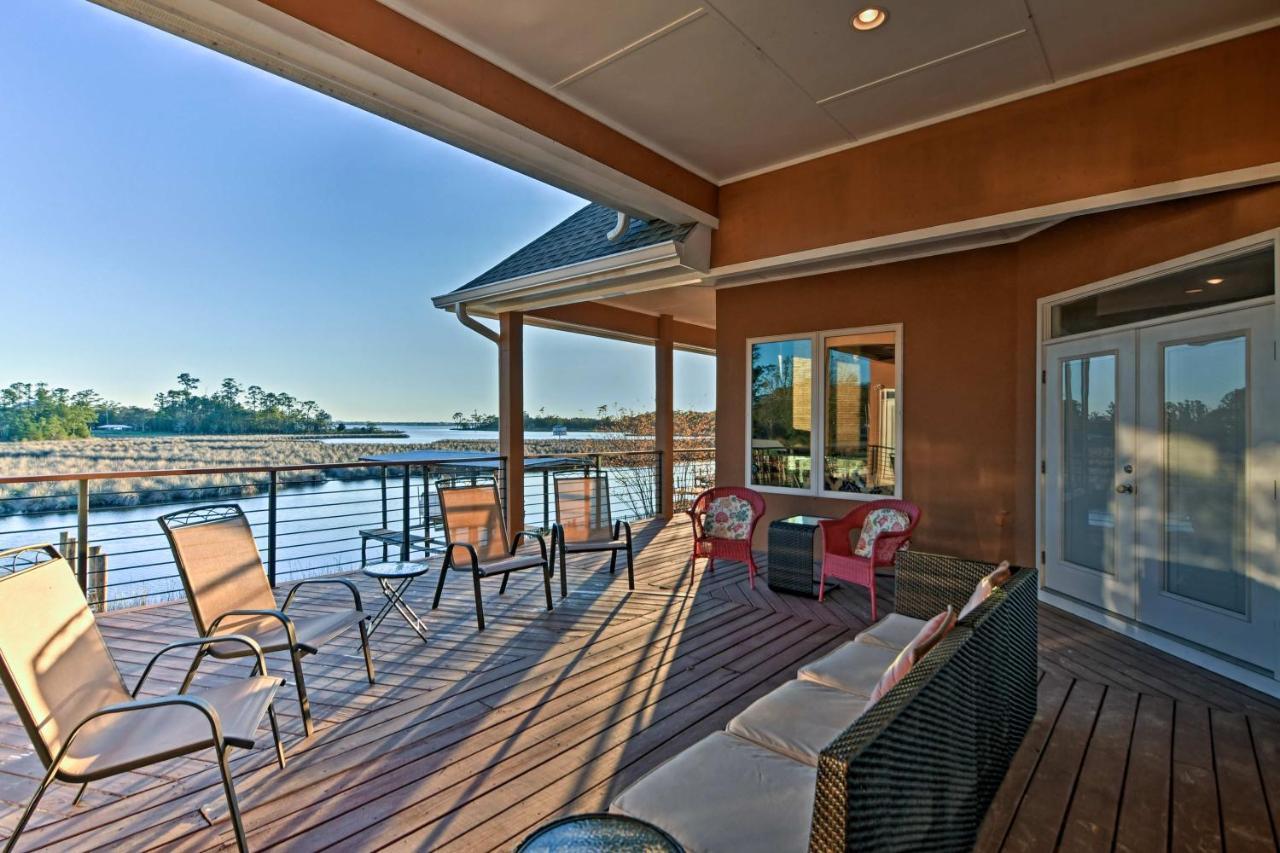 Gorgeous Ocean Springs Waterfront Home With Dock! Eksteriør bilde